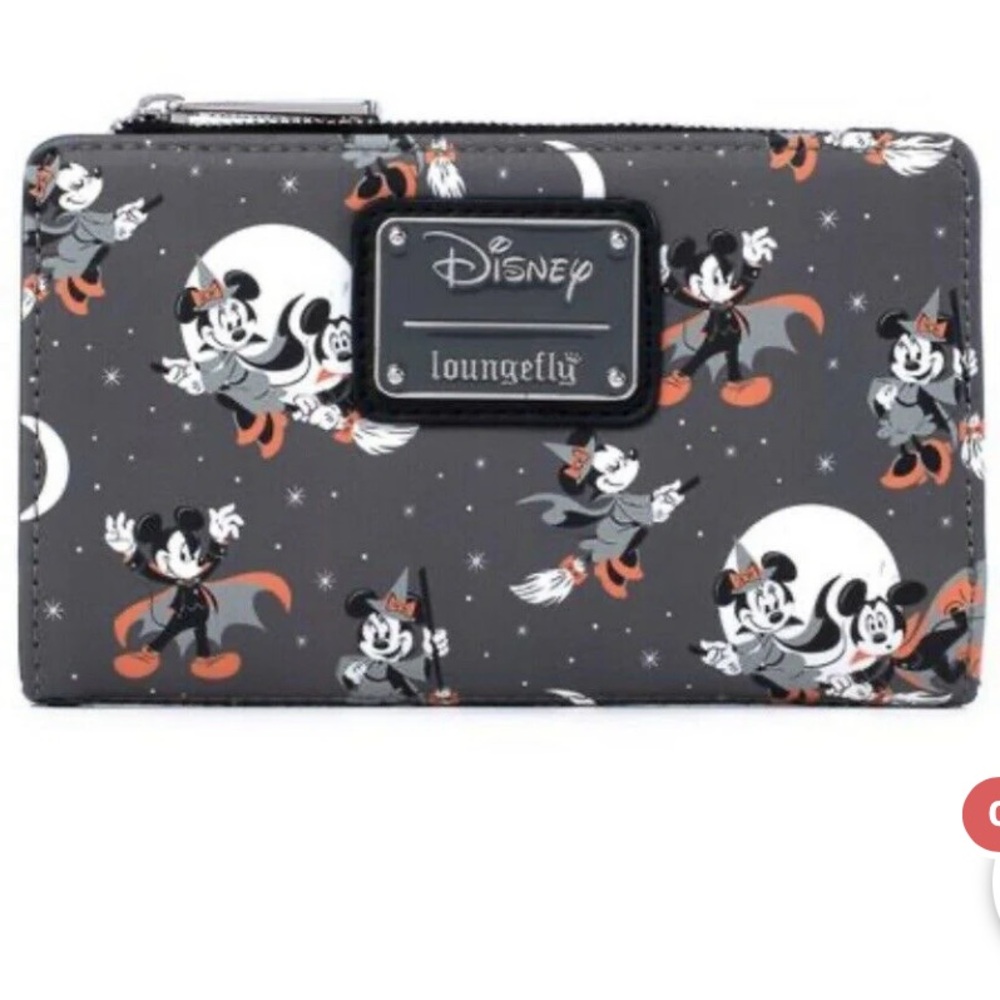 NWOT Loungefly Disney Mickey Minnie Witch Wallet